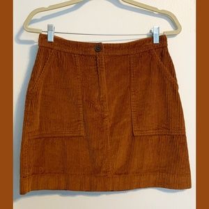 Brown Corduroy Skirt | Size 4